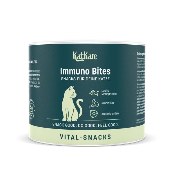 KatKare - Immuno Bites - Vital Snack zur Stärkung des Immunsystems deiner Katze 450 St