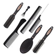7-teiliges Haarbürsten Set - Antistatische Massagebürsten fü 1 St
