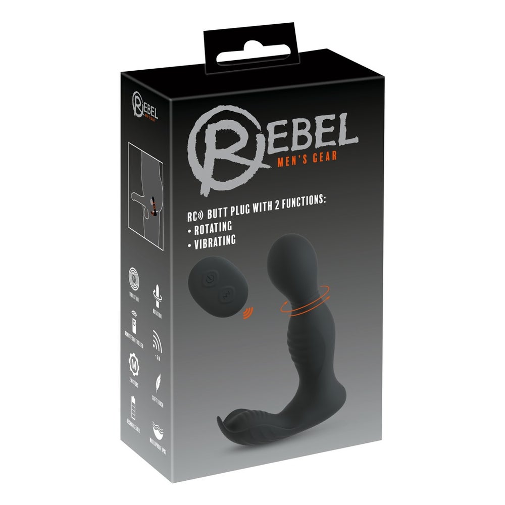 Rebel - 2-motoriger Analvibrator mit Rotation 1 St