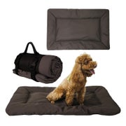 Hundedecke Wasserdicht Faltbar Orthopädisch Unterwegs Braun 1 St