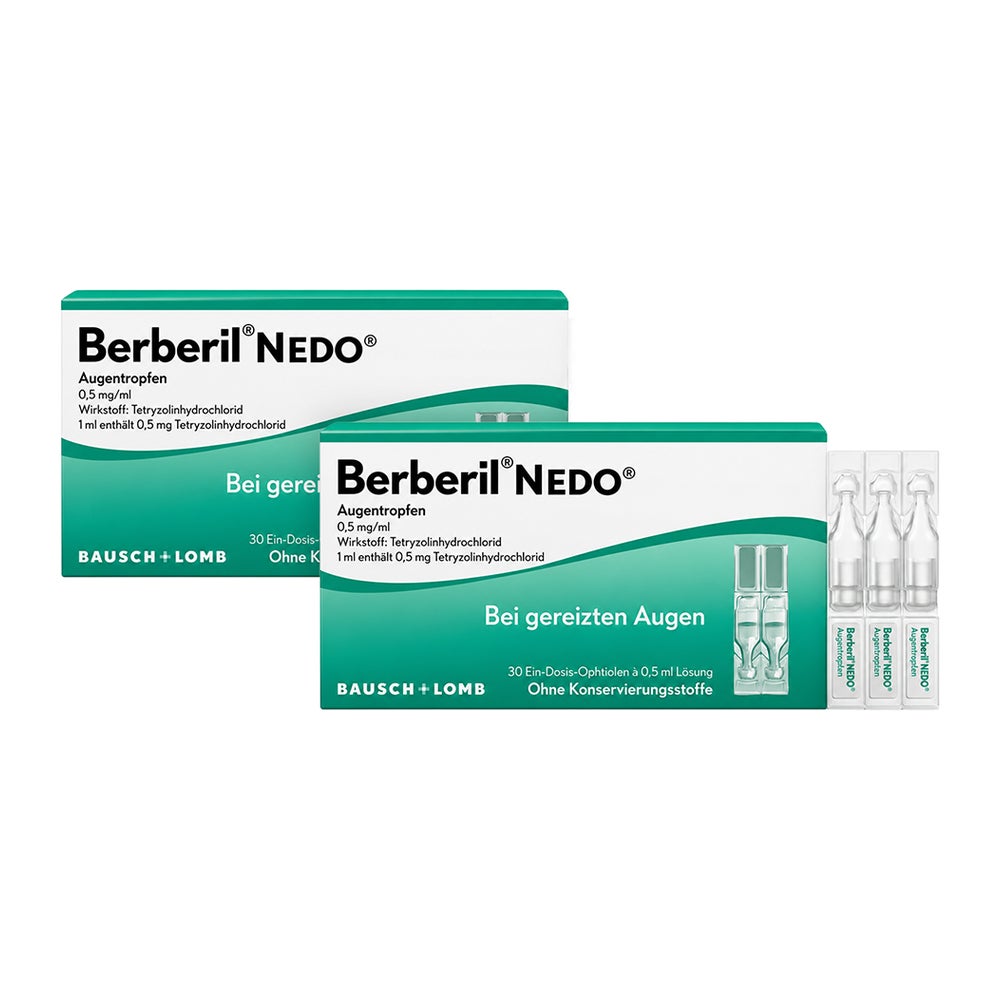 Berberil® N EDO Augentropfen Doppelpack 60X0.5 ml