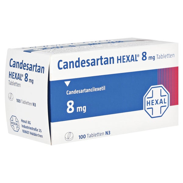 Candesartan Hexal 8 Mg Tabletten 100 St
