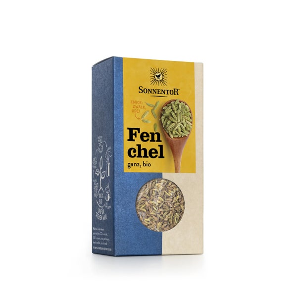 Fenchel ganz bio 40 g – Aromatische Bio-Gewürzsamen für vielfältige Gerichte 40 g