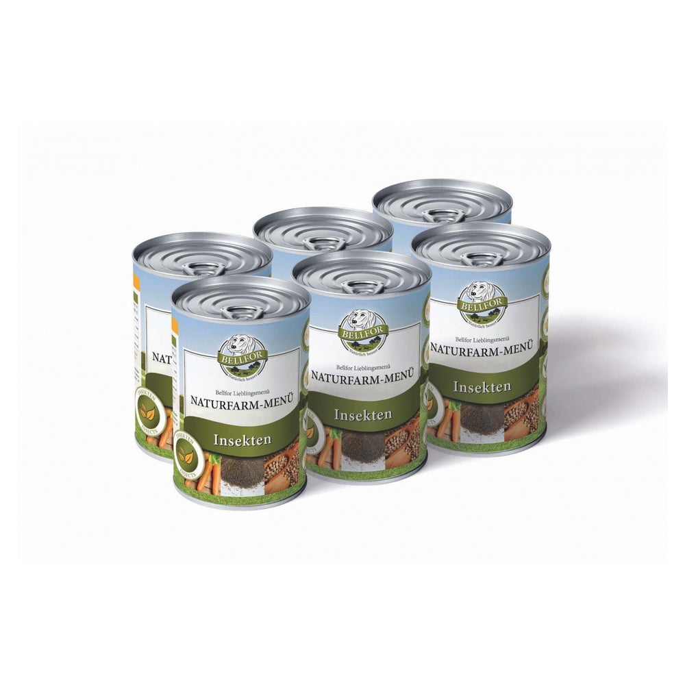Bellfor Hundefutter Nass mit Insekten Naturfarm-Menü 2,400 g 2400 g
