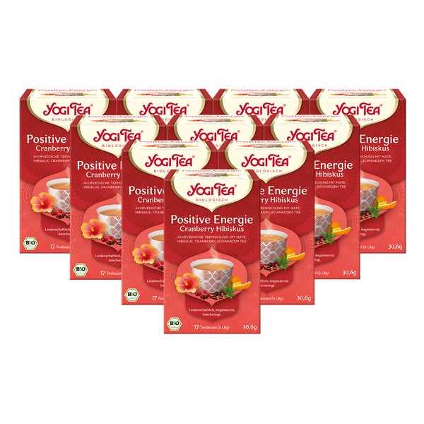 Yogi Tea - Positive Energie Bio Schwarztee | 10 x 30,6g 10x17 St