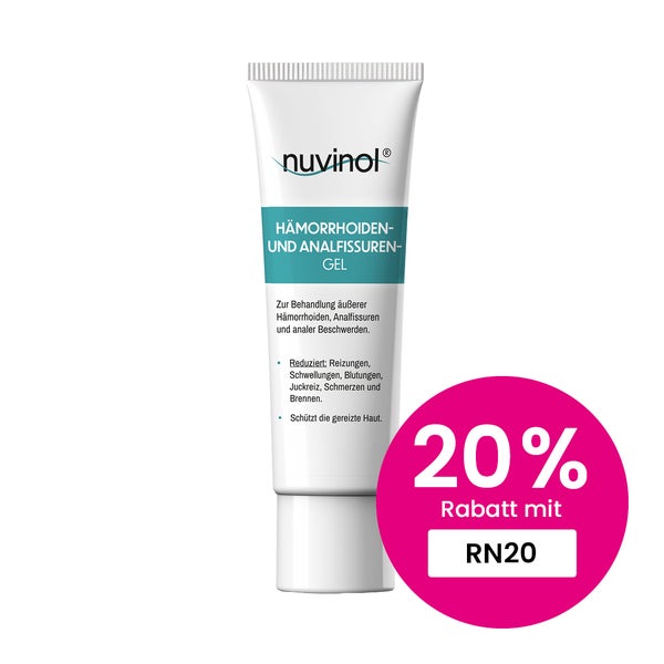 nuvinol Hämorrhoiden-gel Und Analfissuren-gel 40 ml