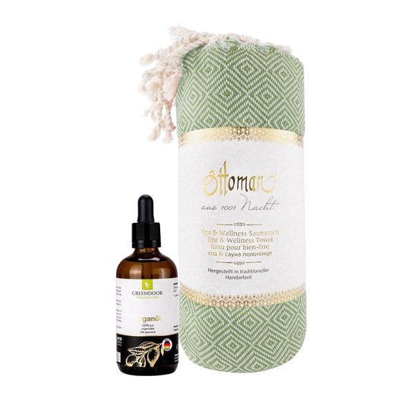 GREENDOOR Hamam Set Argan Gold 2 St