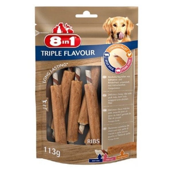 8IN1 Triple Flavour Ribs 6 Pack 0,11 kg