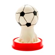 Scherzkondom mit Figur «Fußball» 1 Stück, handbemalt (1 Stück) 1 St