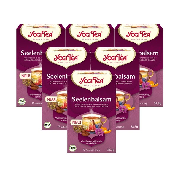 Yogi Tea - Seelenbalsam Bio Gewürztee | 6 x 32,3g 6x17 St