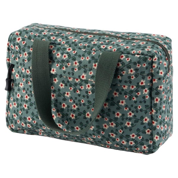 Kosmetiktasche Kulturtasche Cord Damen Reise Grün-a 1 St