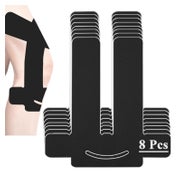 NELLHOMY Vorgeschnittenes Knieschoner Tape (8 Stk.), Knie Tape Kinesiotape für
