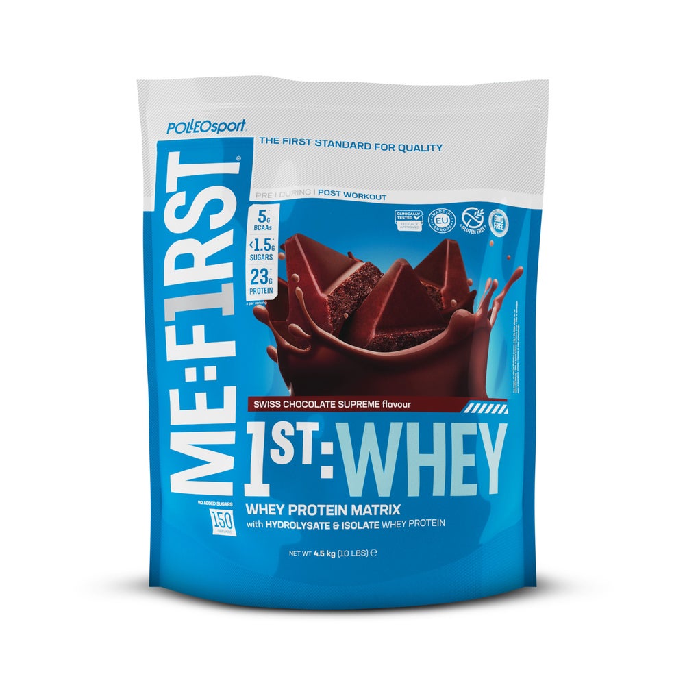 Polleo 1st Whey, 4,5 kg, Swiss Chocolate Supreme 4500 g