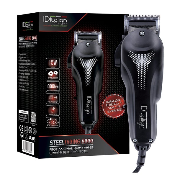 ITALIAN DESIGN ELEKTROGERÄTE Stahlfading 6000 Professionelle Haarschneidemaschine
