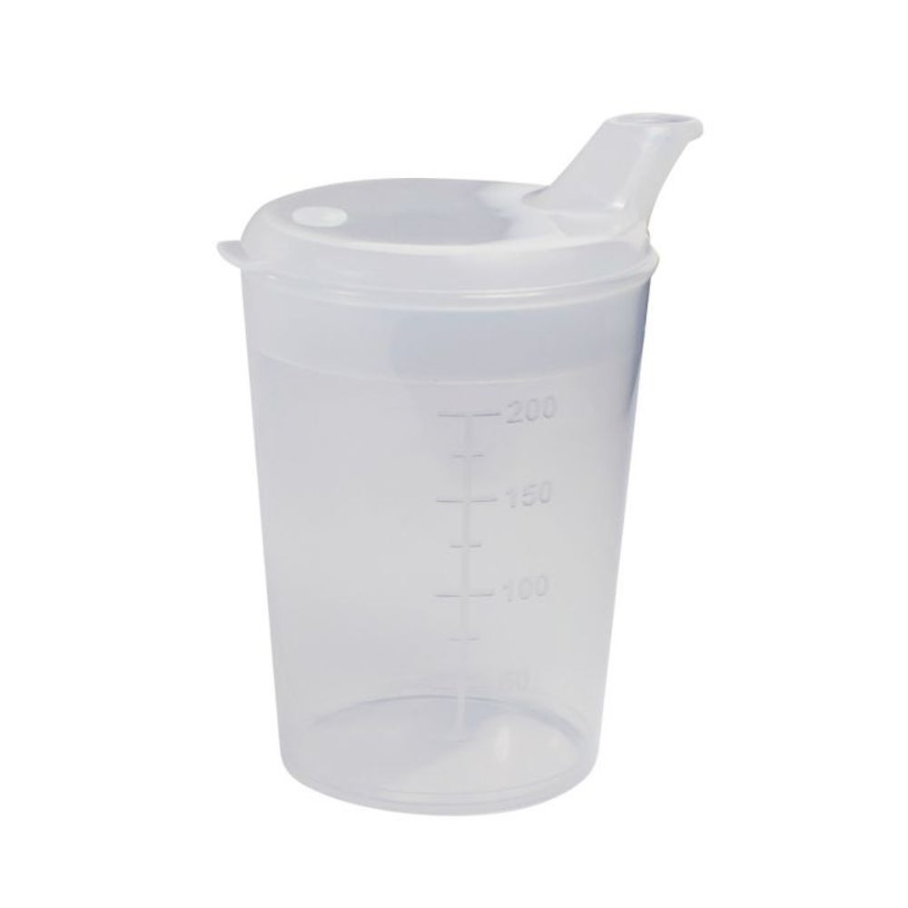 Medi-Inn Schnabelbecher Trinkbecher 250 ml Öffnung 12x10 mm transparent 1 St