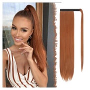 Pferdeschwanz Haarteil Ponytail Extensions 60 cm 30C# Kupfer 1 St