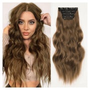 Haarverlängerung Clip Extensions Echthaar Damen 24 Inch 10# 1 St