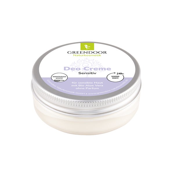 GREENDOOR Deo Creme Sensitiv, parfumfreies Deodorant 50 ml