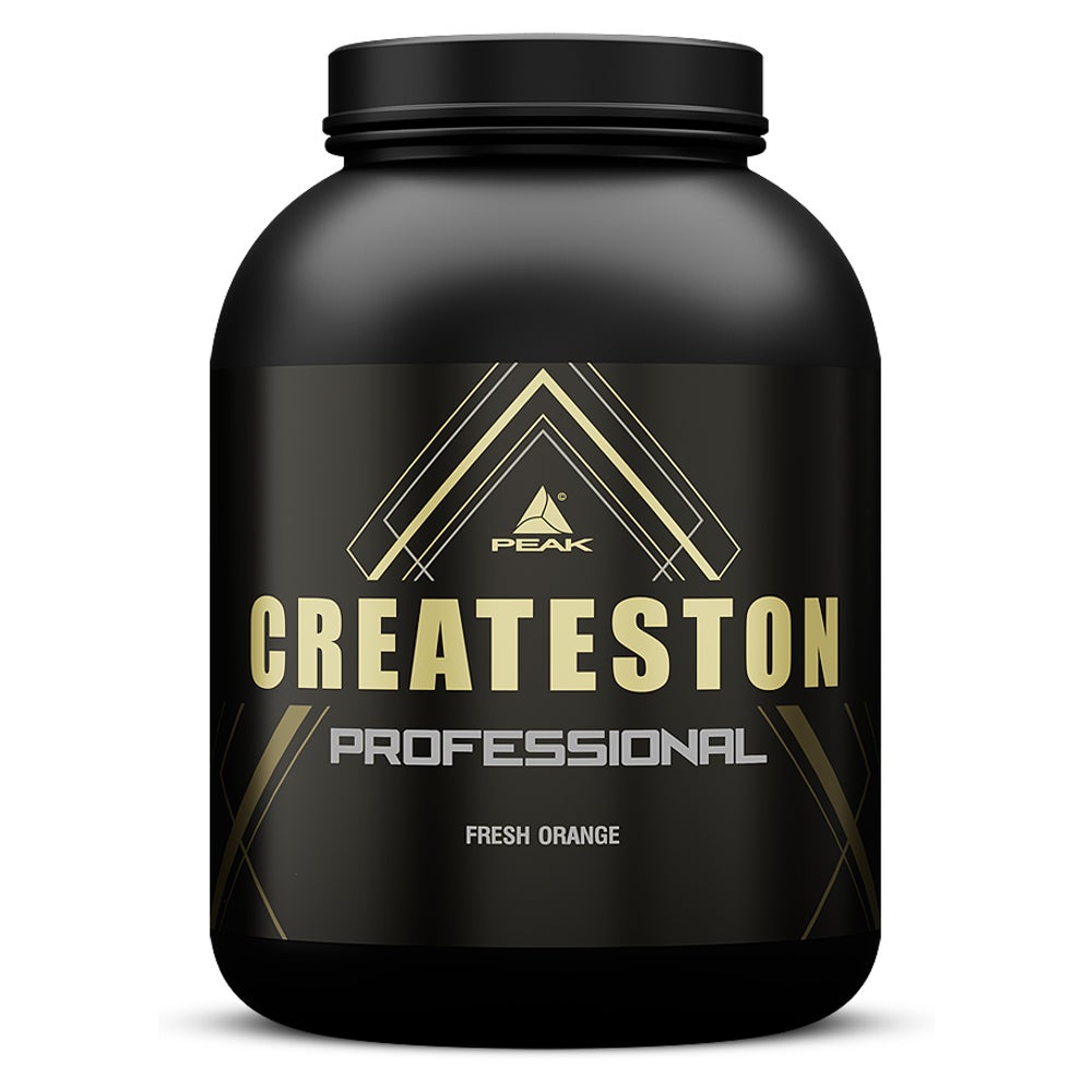 PEAK Createston Professional - 3150g - Geschmack Fresh Orange I Post Workout I ALL in One I über 90 Schlüsselsubstrate I mit Whey Hydrolysat & Whey Isolat I Creatin AKG I Kohlenhydratmatrix
