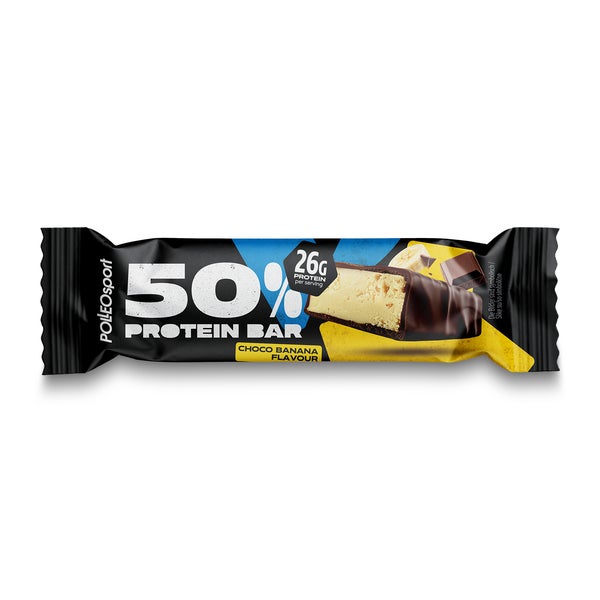 Polleo 50% Protein bar, 50 g, Chocolate Banana 50 g