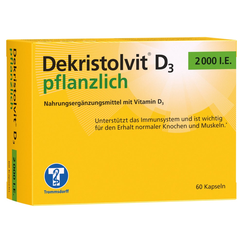 Dekristolvit D3 2000 I.E. pflanzlich Kap 60 St