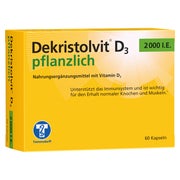 Produktabbildung: Dekristolvit D3 2000 I.E. pflanzlich Kap 60 St