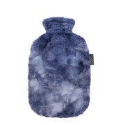 Fashy Wärmeflasche mit Plüschbezug 2,0 L Blau 1 St