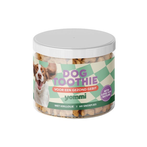 Yommi Dog Toothie - Kausnacks zur Zahnpflege für Hunde 60 St