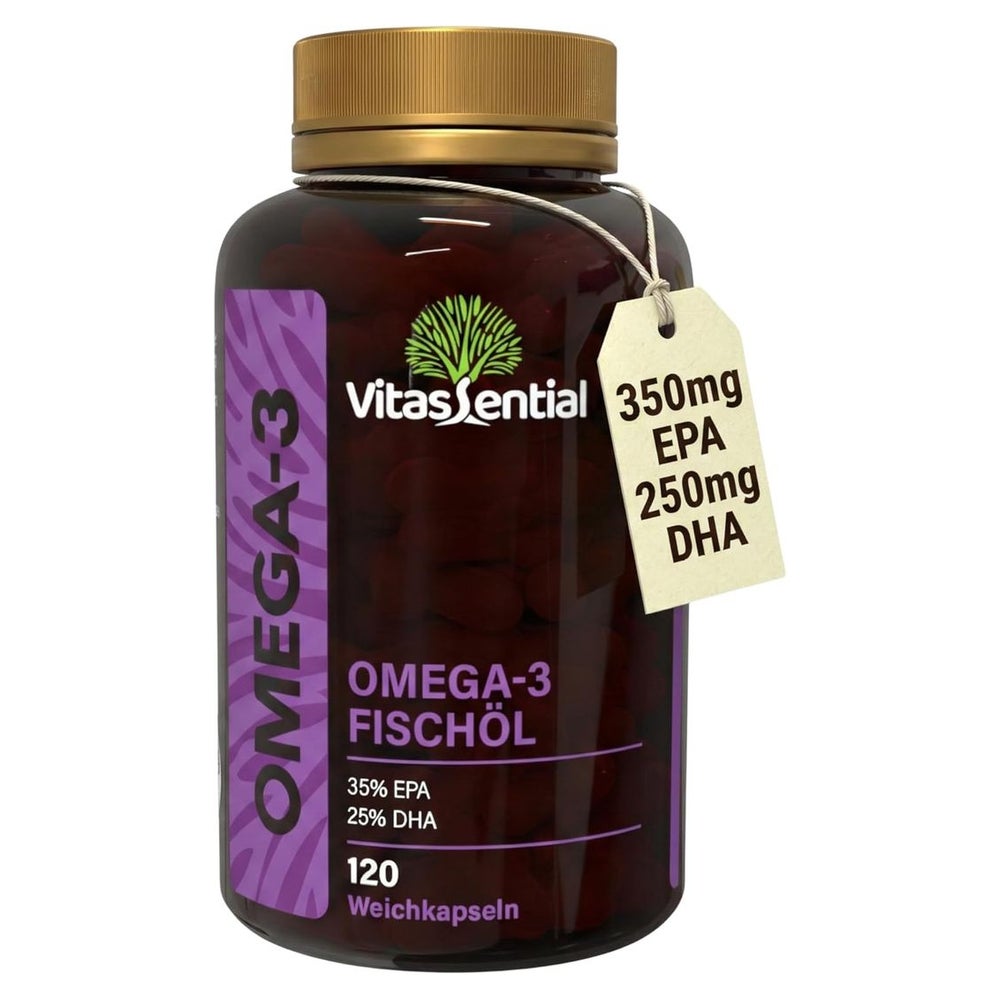 Vitassential Omega-3 Fischöl Kapsel 120 St