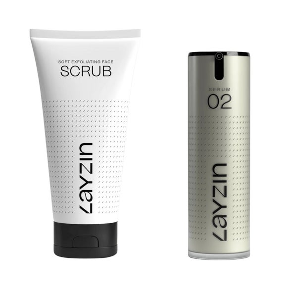 LAYZIN Anti-Aging Gesichtspeeling und Serum Set 1 St