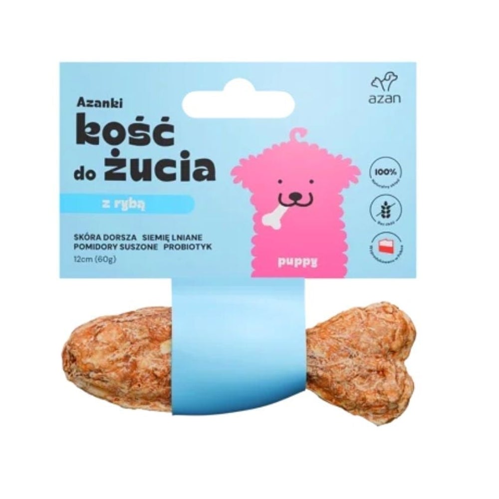 AZANKI Puppy Kabeljau Fischgräte 12cm 0,06 kg