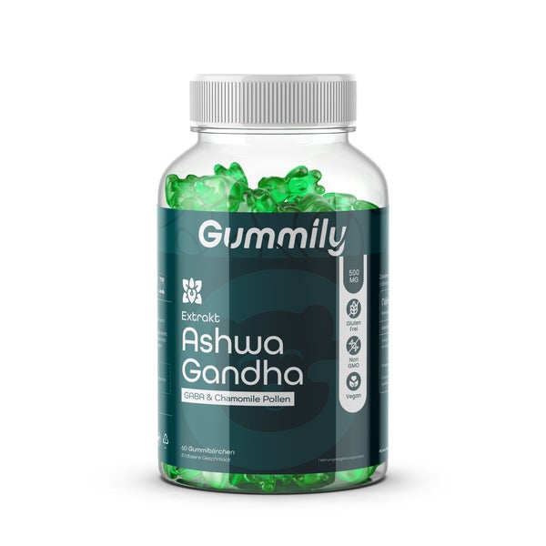 Ashwagandha Extrakt mit GABA & Kamille 60 St