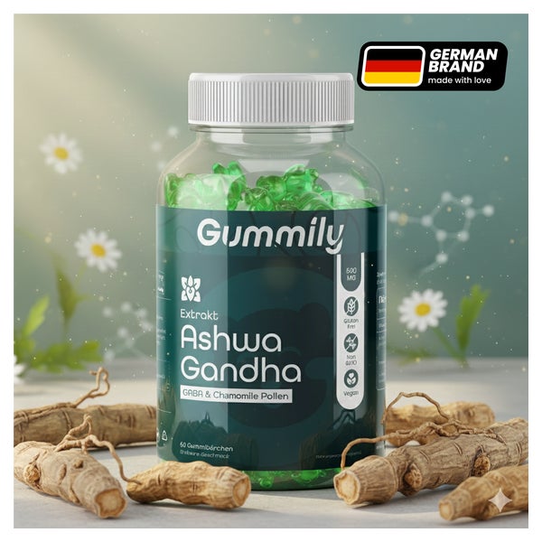 Gummily® 500 mg Ashwagandha Extrakt Gummibärchen 60 St