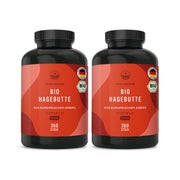 Bio Hagebutte Kapseln - EU-Anbau - Vegan & Made in Germany 720 St