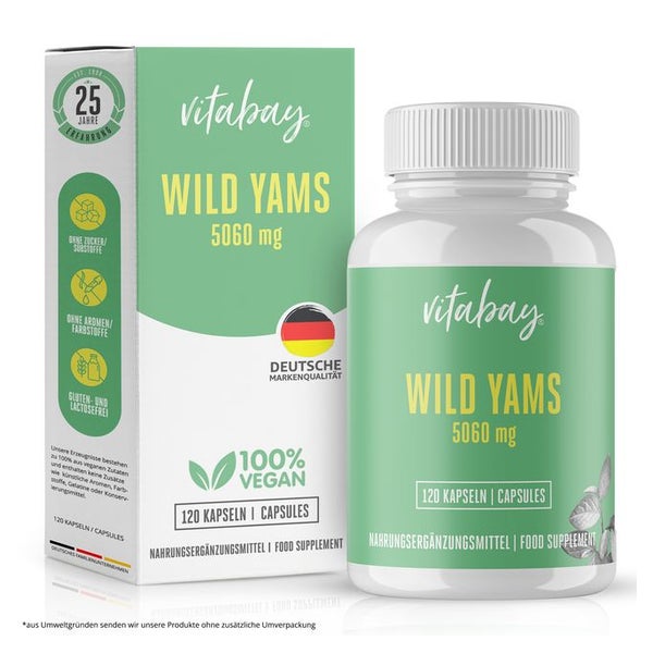 Vitabay Wild Yams 5060mg 120 St