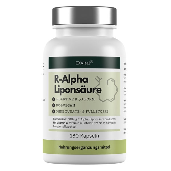 EXVital® R-Alpha-Liponsäure Kapseln, 300mg Tagesdosis 58 g