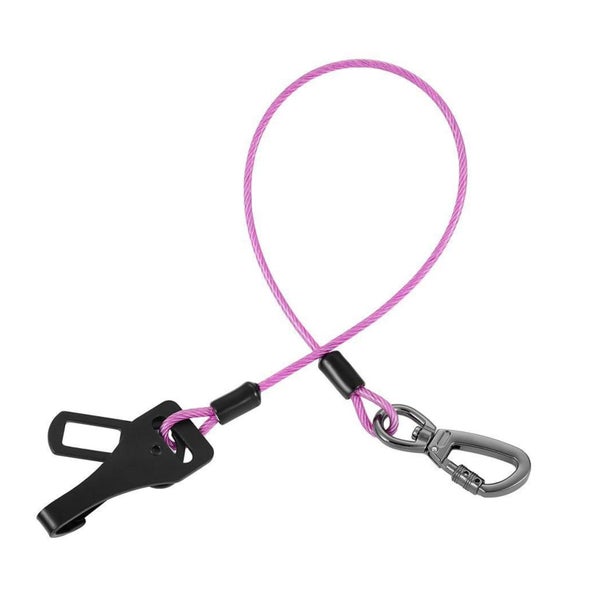 Hunde Sicherheitsgurt Anschnallgurt Auto 24 inch 60 CM Lila 1 St