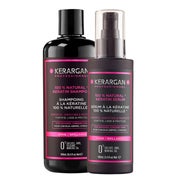 Kerargan - Duo Shampoo und Serum mit Keratin 600 ml