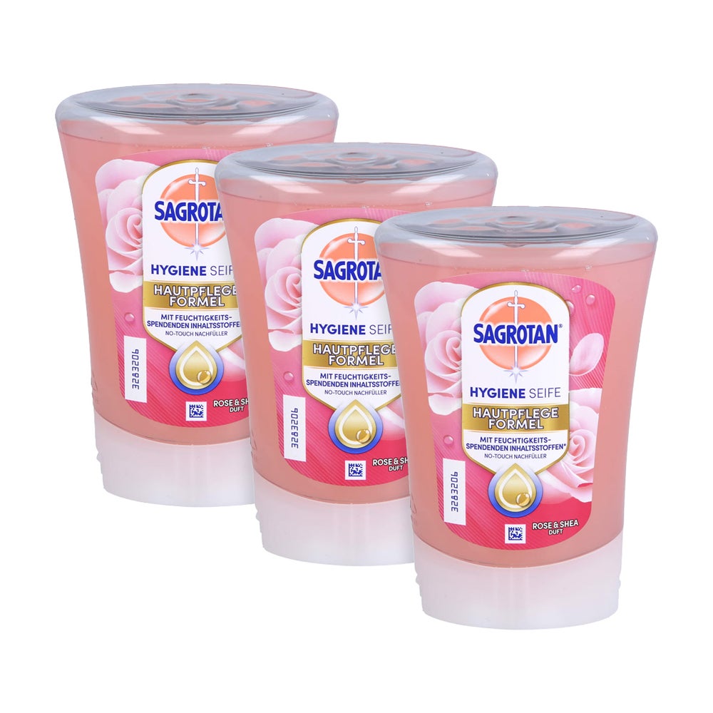 Sagrotan No-touch NF Rose & Shea Duft 3X250 ml