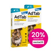 Produktabbildung: AdTab Kautabletten 2-8 kg Doppelpack 2X3 St