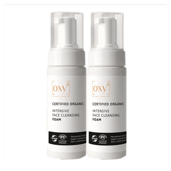 OXY8 NATURKOSMETIK INTENSIVE FACE CLEANSING FOAM 2er-Pack 300 ml