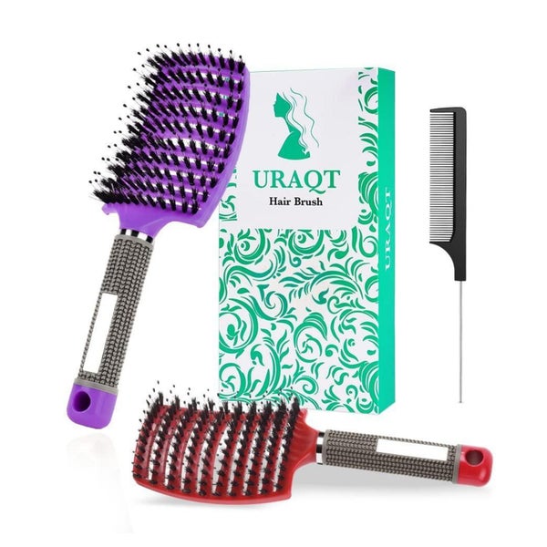 Professionelle Entwirrungsbürste für Locken Haare Wildschwei 1 St