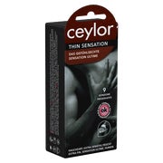 Produktabbildung: «Thin Sensation» extradünne Kondome, im hygienischen Dösli (9 Kondome) 9 St