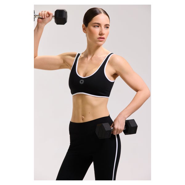 SPORT-BH FLOW RACERBACK MEDIUM HALT ATMUNGSAKTIV BLAU 1 St