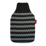 Wärmflasche Klassik 1,8 l mit Strickbezug Zick Zack 1 St