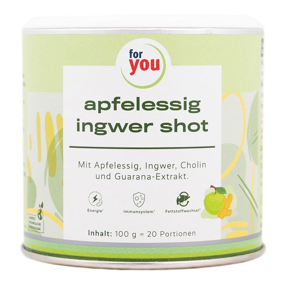 for you eHealth apfelessig ingwer shot 100 g