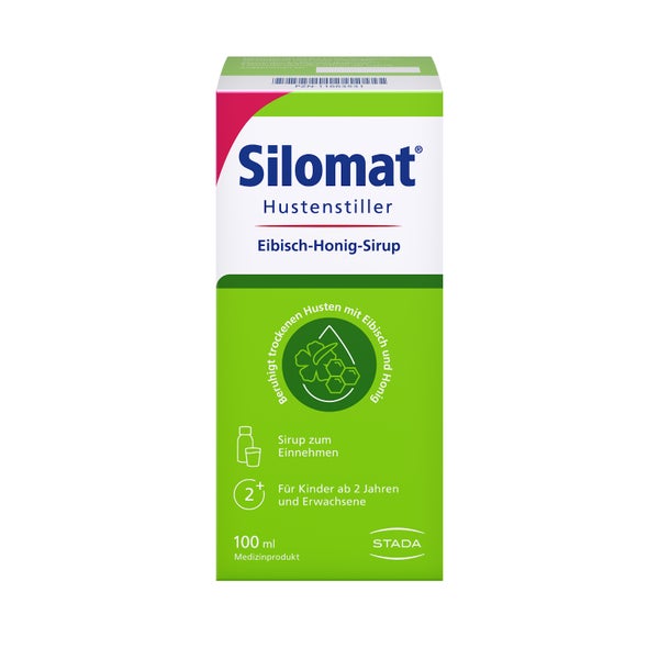 Silomat Hustenstiller Eibisch-honig-sirup 100 ml