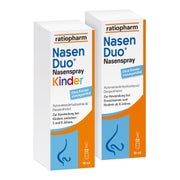 Produktabbildung: ratiopharm NasenDuo Erw + Kinder 1 Set