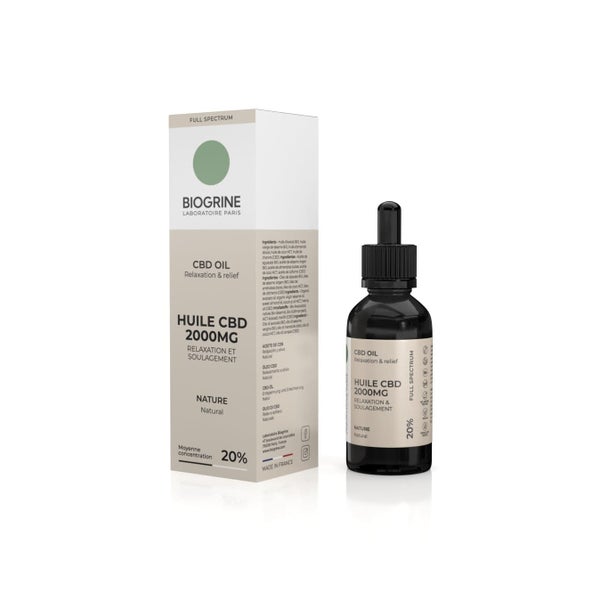 BIOGRINE CBD-ÖL 20 % PREMIUM Natur 10 ml