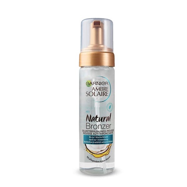 Garnier Selbstbräunungsmousse, Pflegender Selbstbräuner für eine natürliche und fleckenfreie Bräune 200 ml